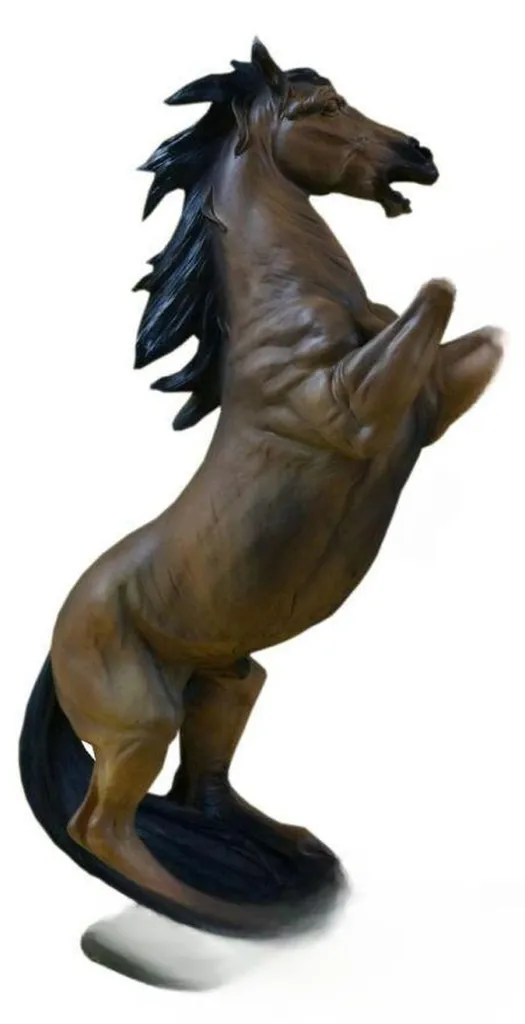 Décoration de Jardin Pégase - Sculpture Cheval pour Terrasse et Parc