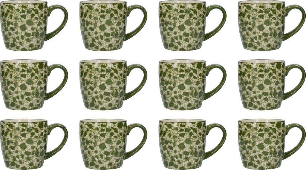 12x Becher, Tasse  London Pottery Splash Globe grün für Produktbild 