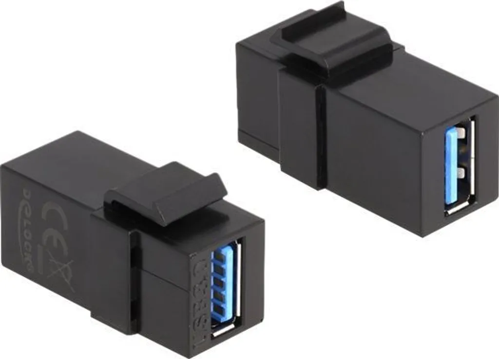Modulo Keystone USB 3.0 Delock A-A Femmina | Adattatore Snap-In Pro