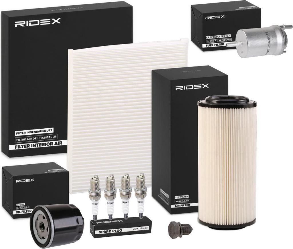 RIDEX Inspektionspaket Filterset für AUDI A2 (8Z0)