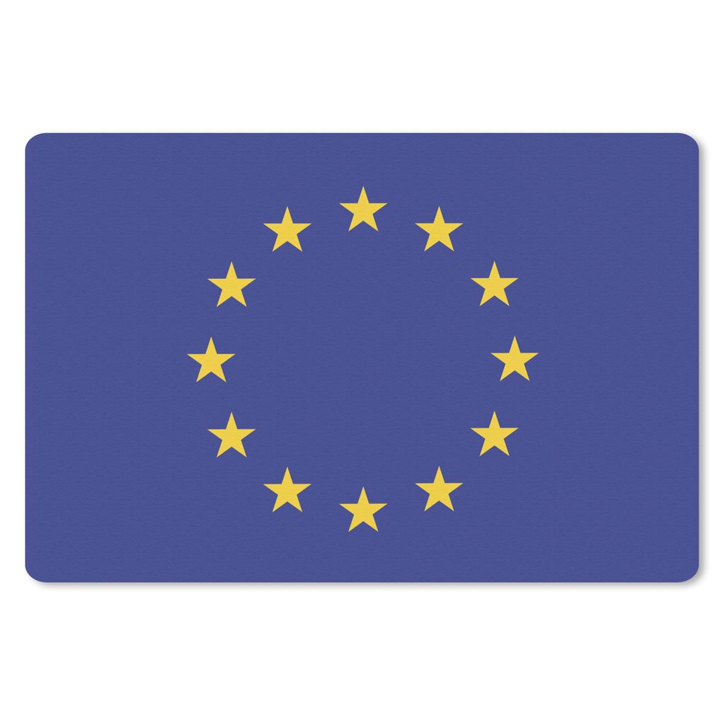 MuchoWow® Mauspad Mousepad Flagge - Europäische Flagge Produktbild 