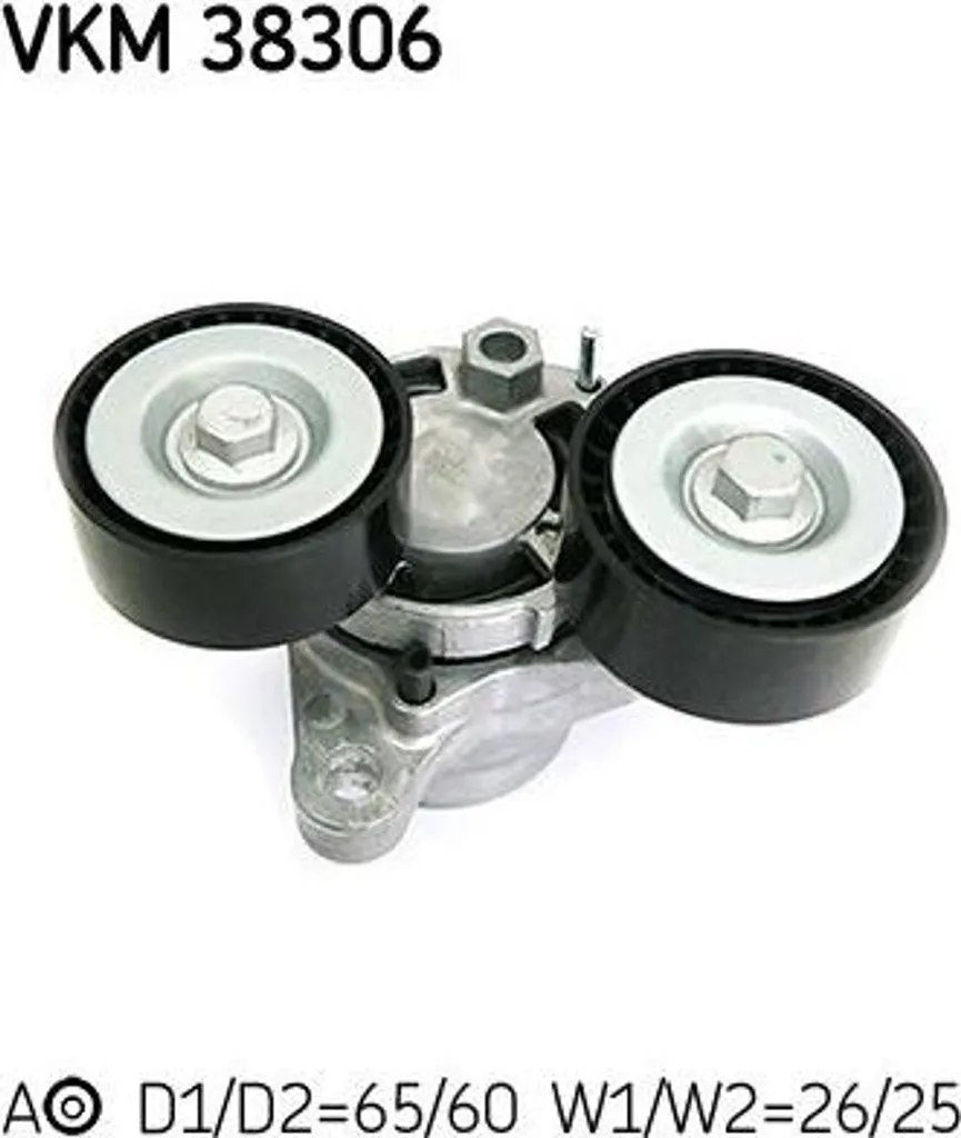 Rouleau tendeur SKF VKM 38306 haute performance pour courroie BMW OE