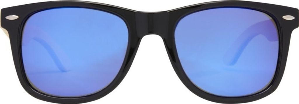Avenue - Verspiegelt - Sonnenbrille "Taiyo Polarized" - Recyceltes PET, Bambus, Recycelter Kunststoff PF3827 (Einheitsgröße) (Braun/Blau)