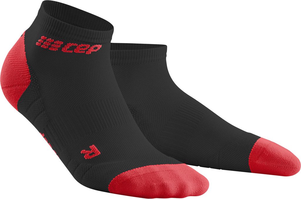 CEP COMPRESSION LOW CUT SOCKS 3.0 Lady black/red | WP4ARX, Größe:Gr.3 Short