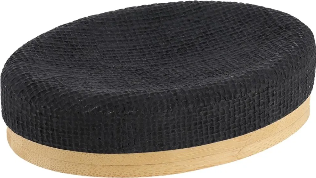 Accessorio Bagno Tendance: Portasapone Professionale Resina Nera