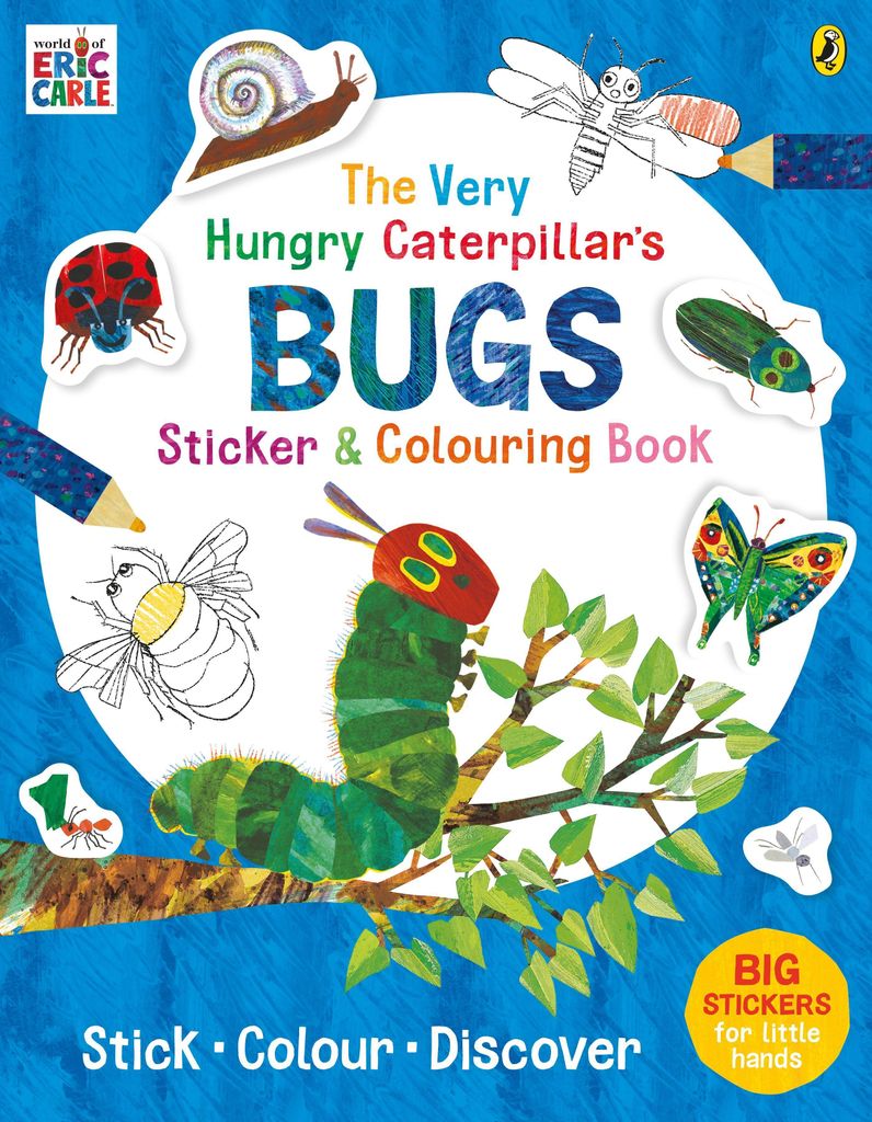 Very Hungry Caterpillars Bugs Sticker & – Lingua: Inglese