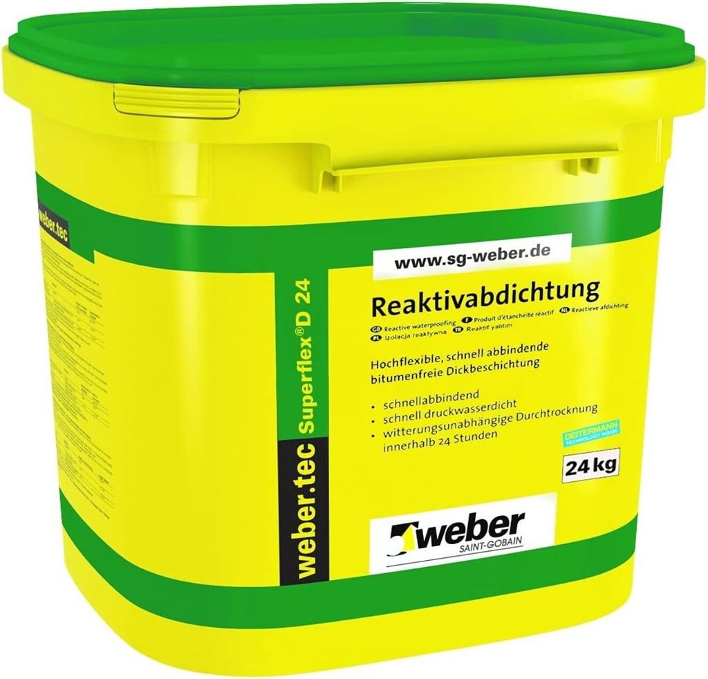 weber.tec Superflex D24 Reaktivabdichtung 6kg Produktbild 