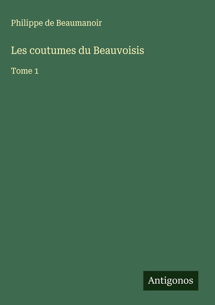 Die Bräuche des Beauvoisis