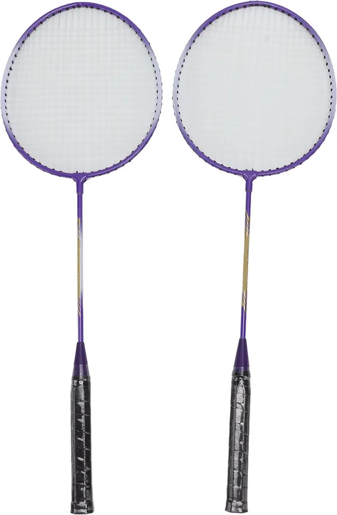 Raquettes de badminton antidérapantes en alliage léger violet
