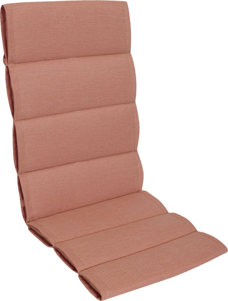 Herlag Gartenstuhlauflage Linnea Polsterauflage für Hochlehner 123x50x3cm Rosa