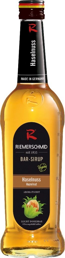 Riemerschmid Bar-Sirup Haselnuss 0,7L - Cocktails Produktbild 
