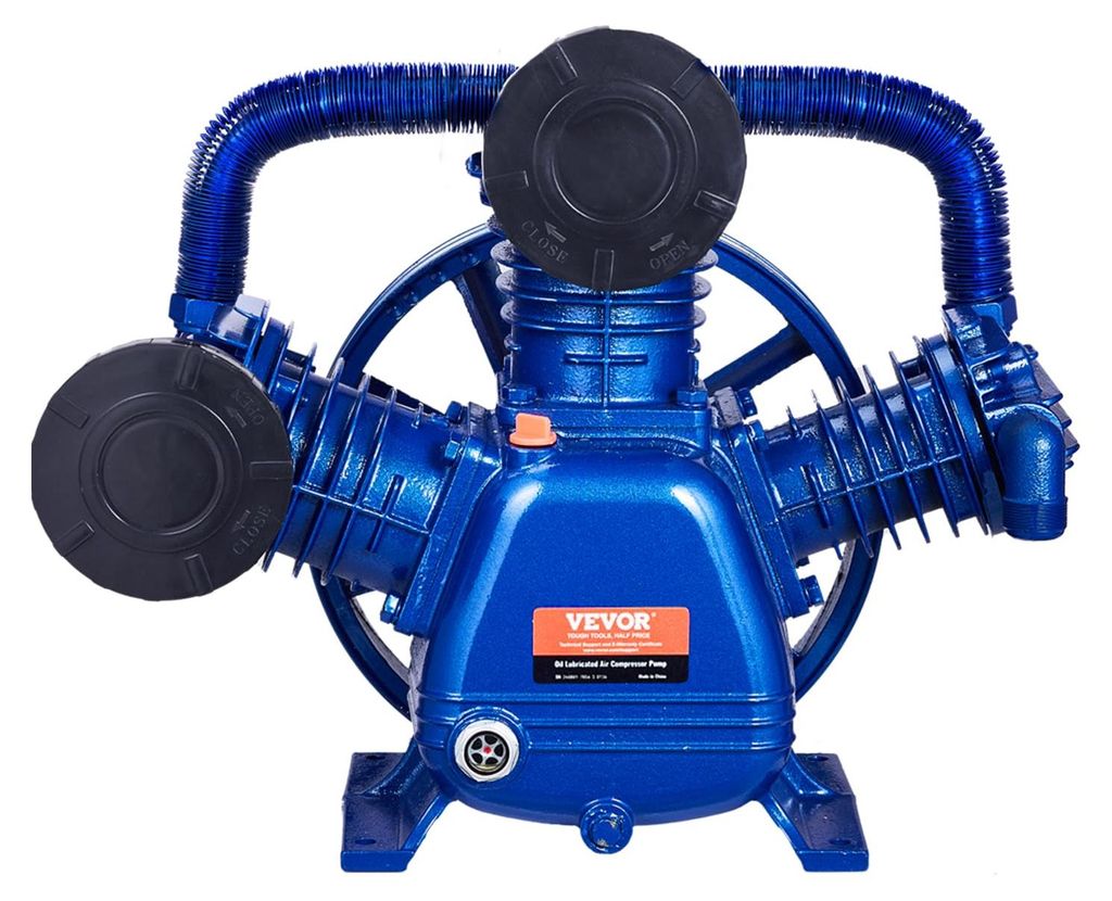 VEVOR: Nueva bomba de compresor de aire industrial de doble Imagen del producto 