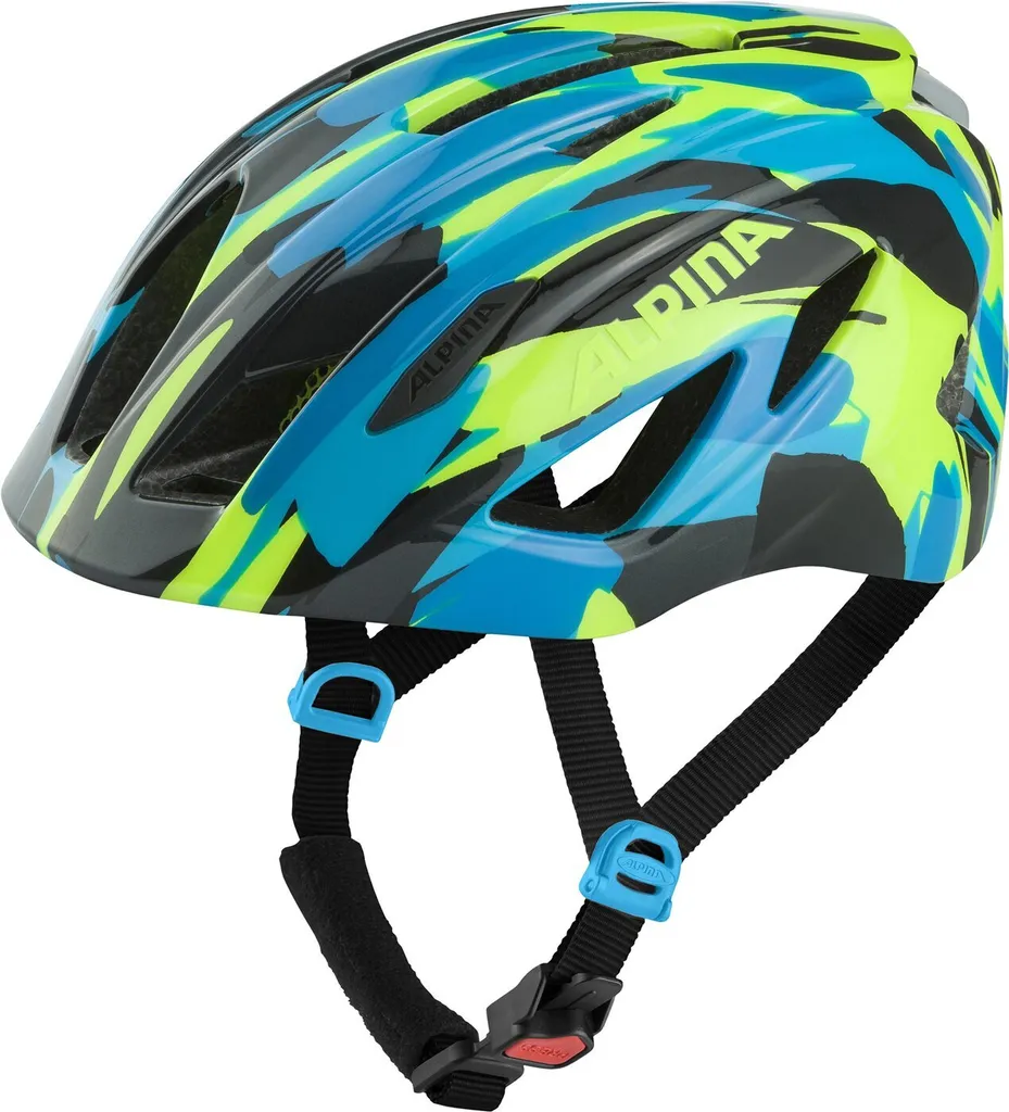 Casque ALPINA PICO FLASH 42 avec lumière LED intégrée bleu brillant