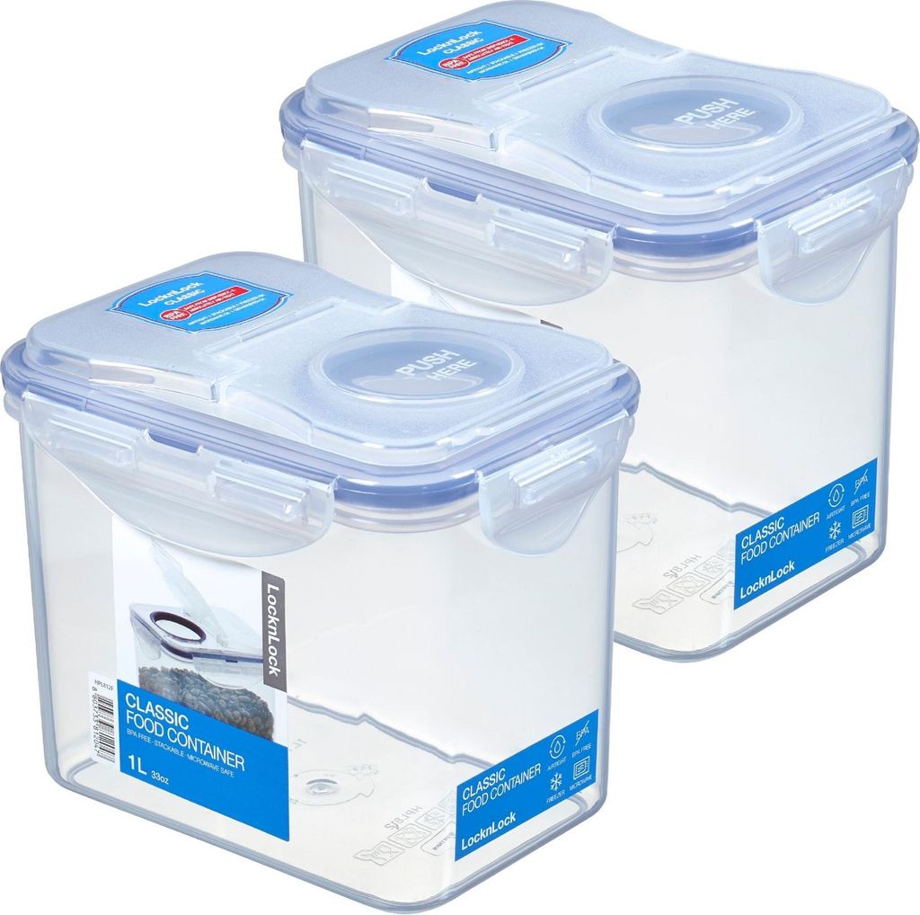 Lock & Lock HPL 812F, Box, Rechteckig, 1 l, Blau, Produktbild 