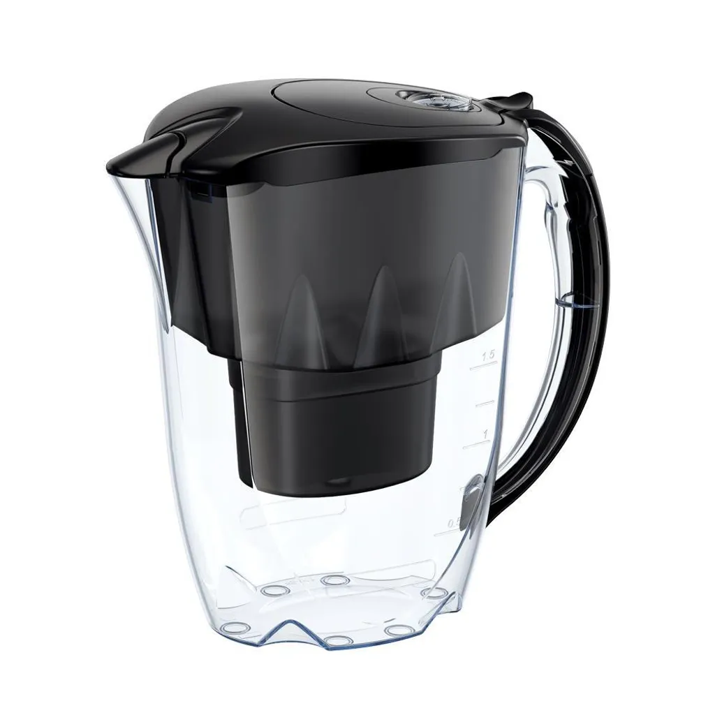 Stop au calcaire avec la carafe filtrante Jasper 2,8L Aquaphor Noire