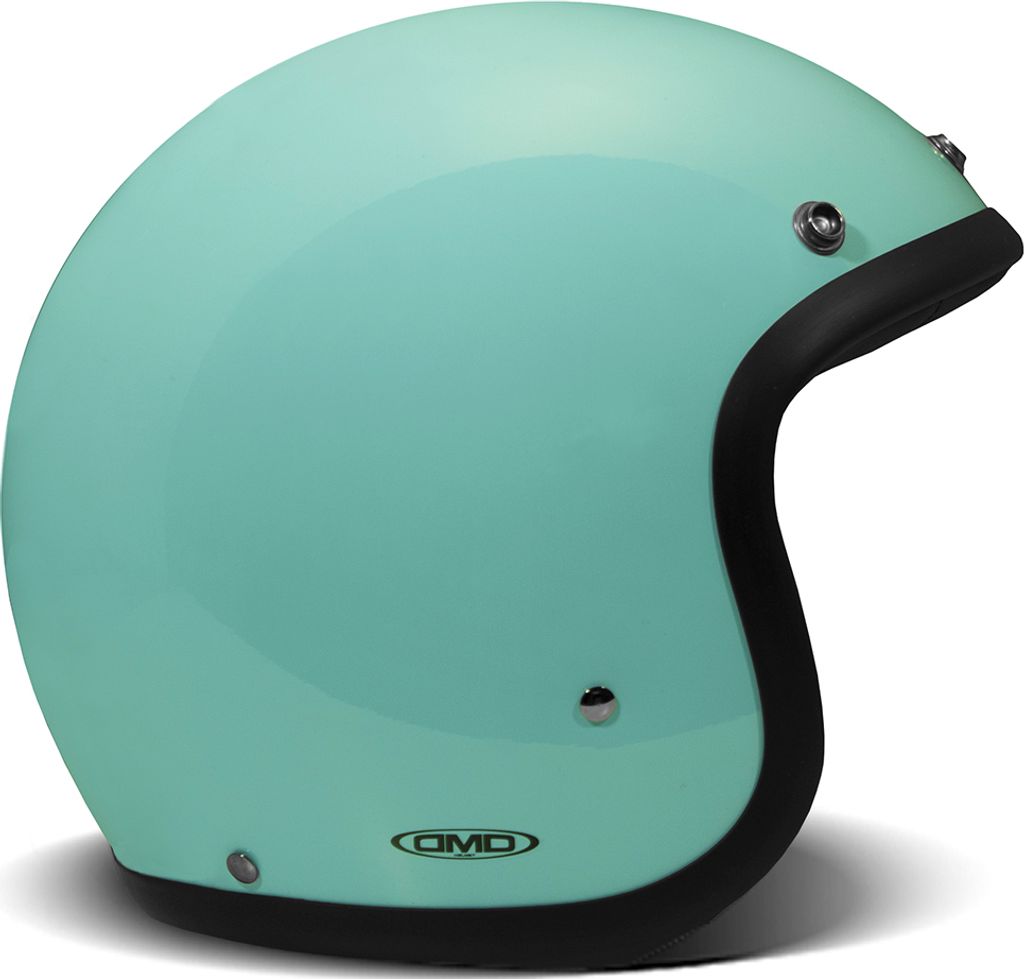 Jet Helm Cafe Racer DMD RETRO Türkis Glanz größe S