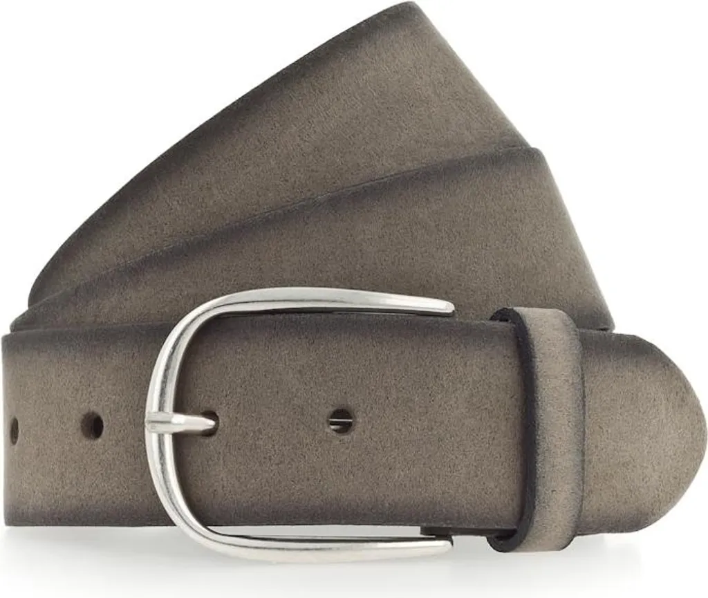 Cintura Vanzetti 40mm Airbrushed Edges Taupe - Accessorio Pelle Premium W80