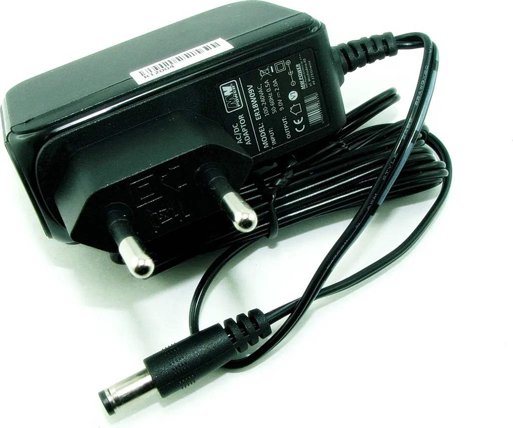 Bloc Alimentation 9V 2A ER18W09V avec Connecteur 2.1/5.5mm Robuste