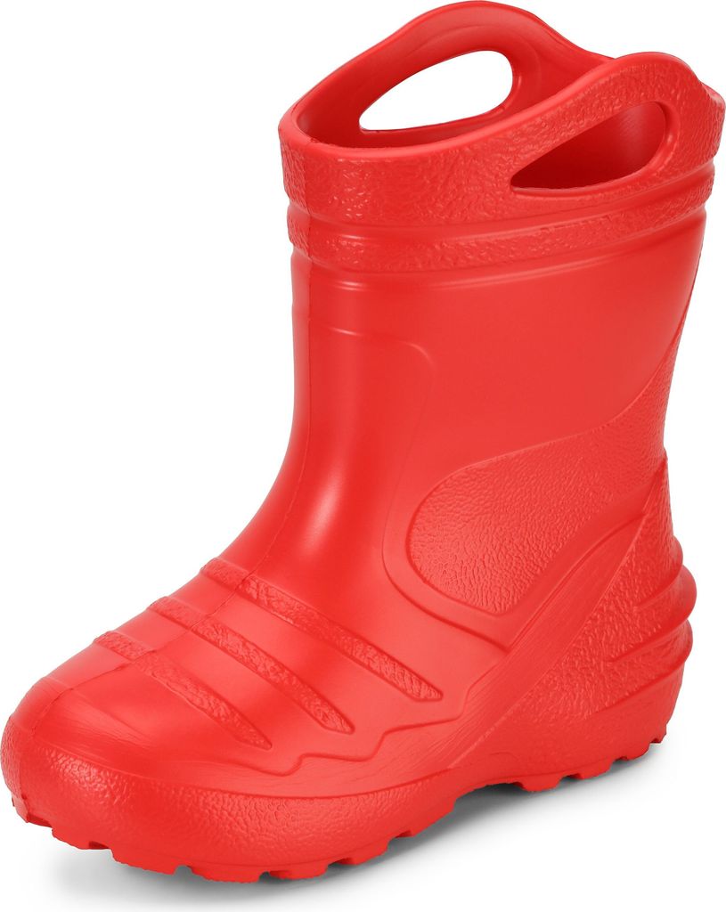Ladeheid Kinder Mädchen Jungen federleichte Eva Gummistiefel KL051-S (Rot, 26 EU)