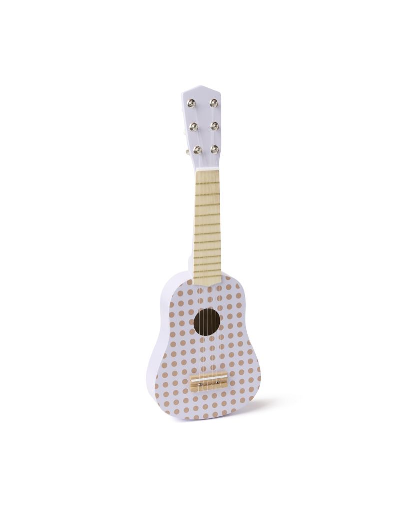 Kids Concept Spielzeug-Gitarre gepunktet ab 3 Jahre - 53cm Produktbild 