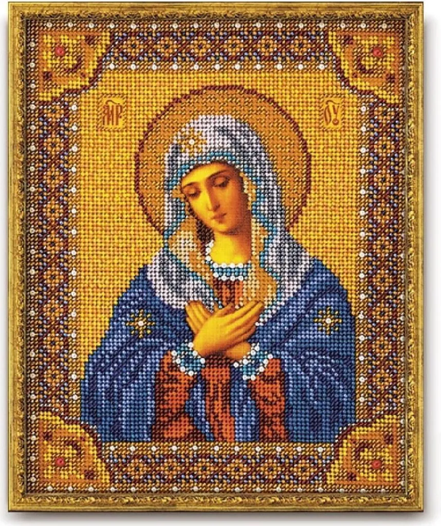 Kit de broderie perlée RTO RB-153 Icône Notre-Dame de la Tendresse