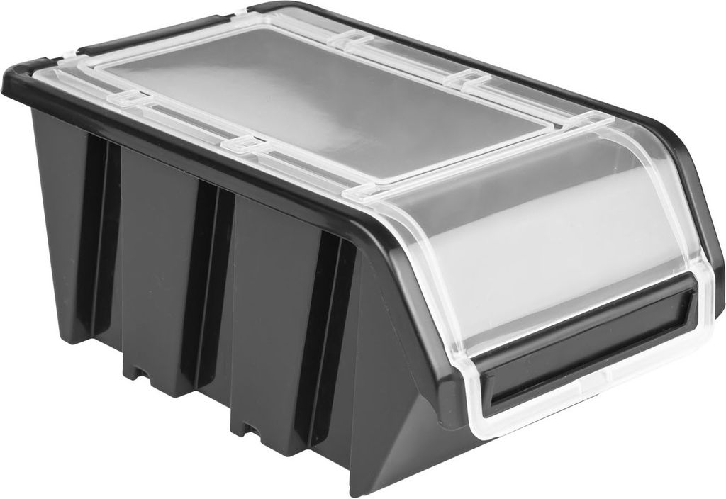50 x Stapelbox Kunststoff Lagerboxen Stapelbar Stapelkiste Produktbild 