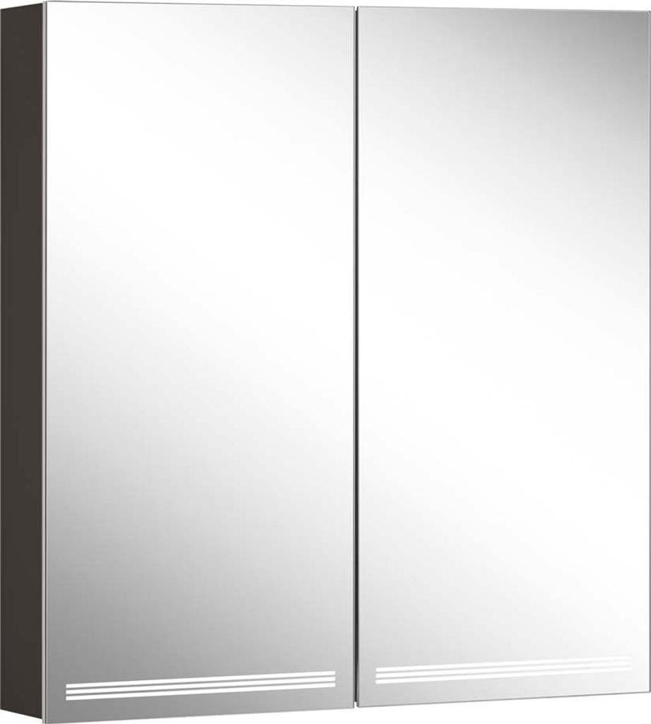 Schneider GRACE TW Lichtspiegelschrank, 2 Türen 35/35cm, 695x120x700mm, dimmbar, 2000-6500K, 116.470.01.44