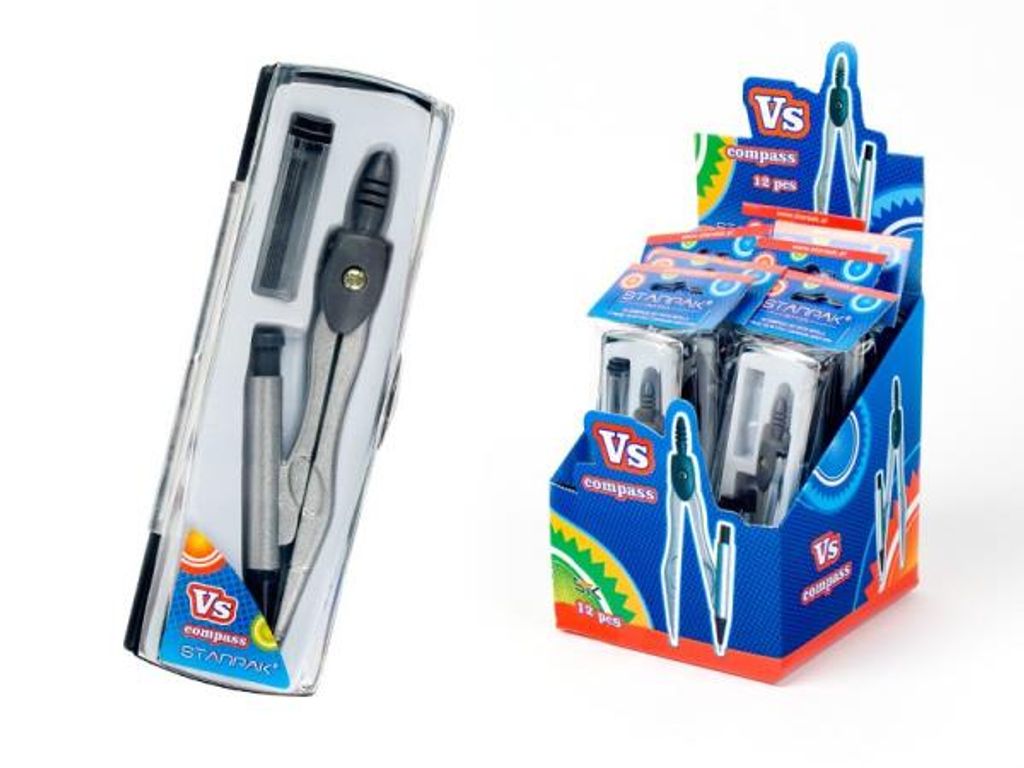 Metallzirkus + Druckbleistift-Set