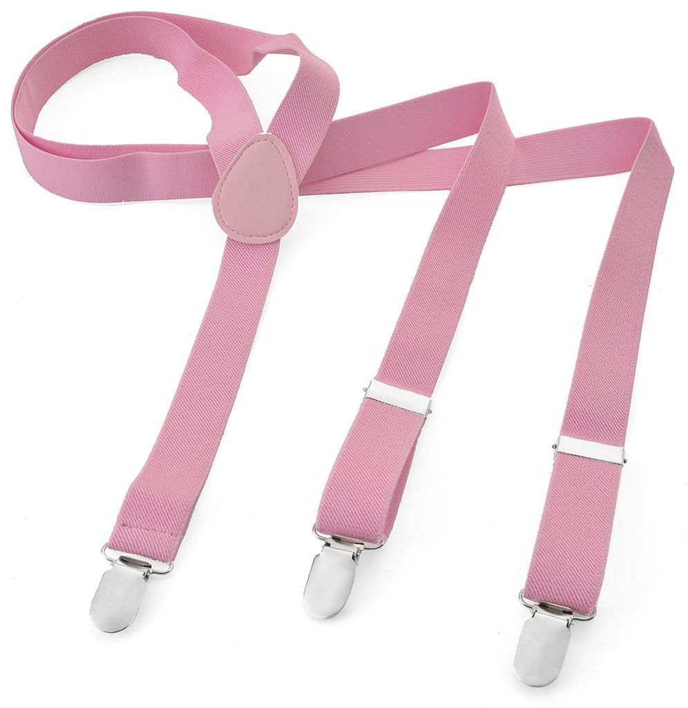 Hosentraeger Y Form schmal Rosa