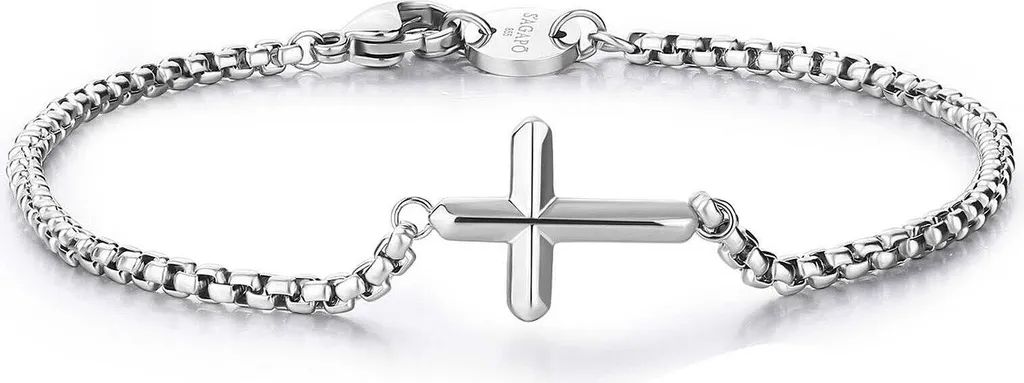 Bracciale Uomo Sagapo Rogue Argento e Acciaio | Saldi E-shop