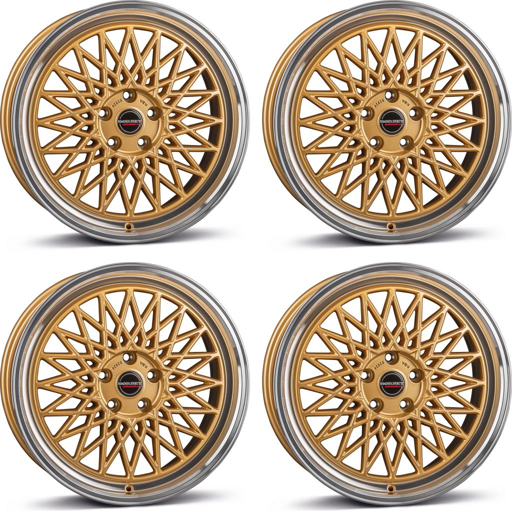 4 Borbet Felgen B 8.0x17 ET45 5x112 GOLDP für Infiniti Q30 QX30 5x112 GOLDP für Infiniti Q30 QX30 Aluräder