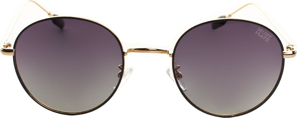 MUST HAVE Runde polarisierte Sonnenbrille mit UV-Schutz 400 EVEN Uni