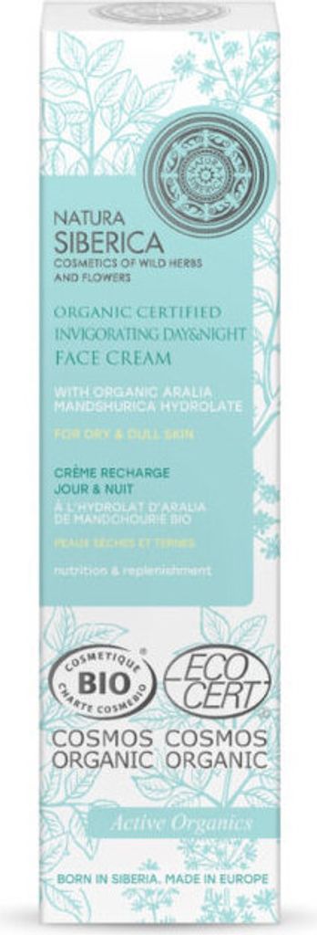 Natura Siberica Invigorating Day And Night Face Cream 50ml