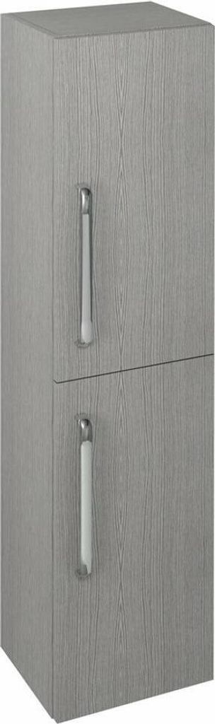 THEIA Hochschrank 35x138x29,3cm, links/rechts, Silbereiche
