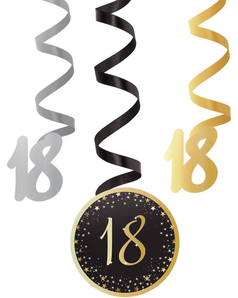 "Starlight Birthday" Deko-Spiralen | 6Stk. Variante: #18