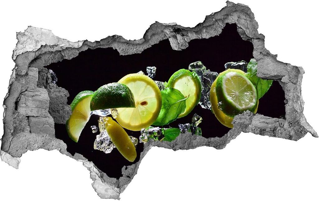 Selbstklebender Loch-3D-Aufkleber 95x73 cm Mojito Produktbild 