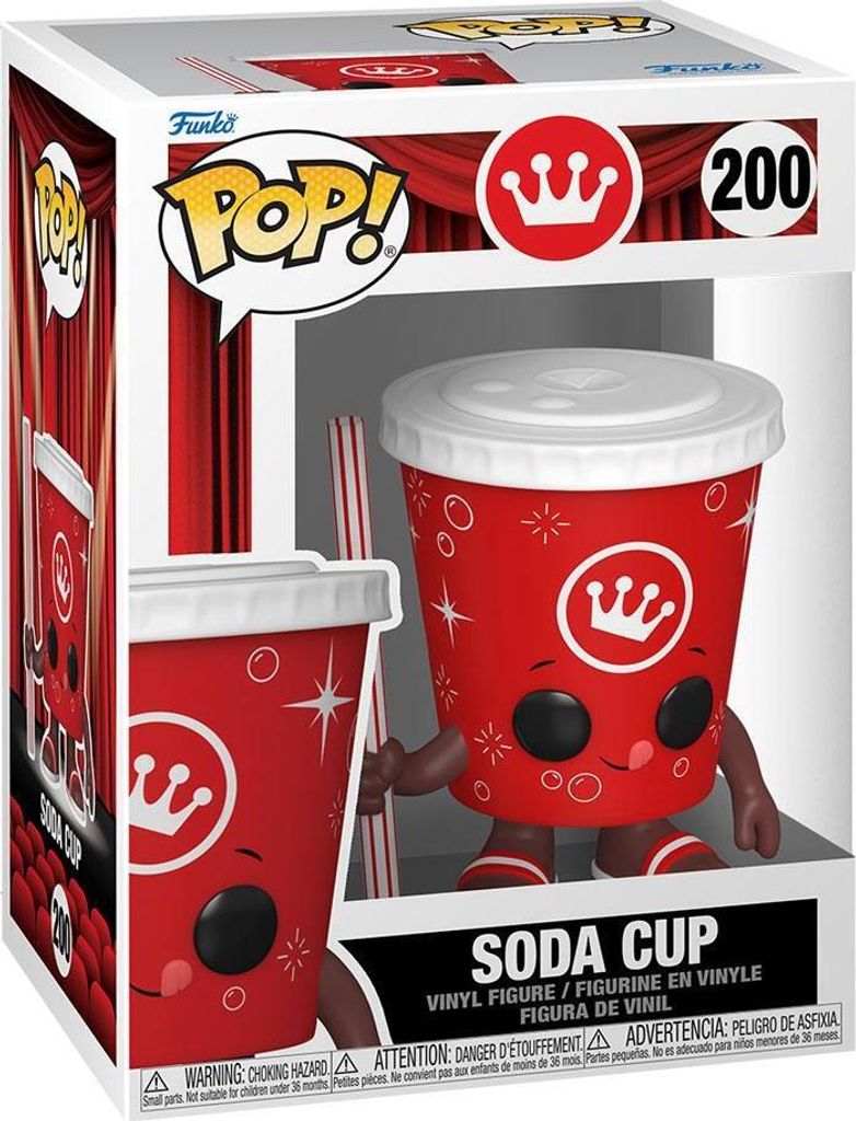 Movie Night Funko POP! Foodies Vinyl Figur Soda Cup (200) Produktbild 