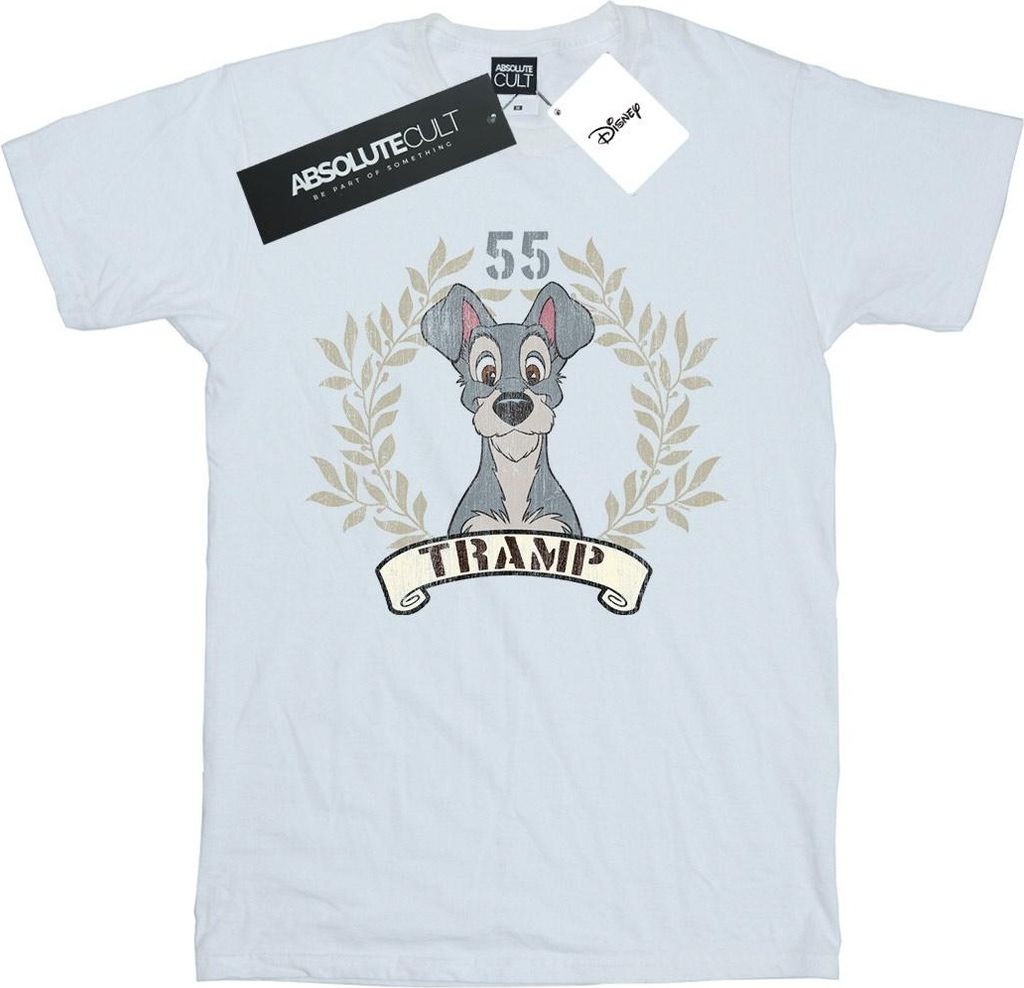 Disney - "Lady And The Tramp Tramp Since 55" T-Shirt für Damen BI17908 (XL) (Weiß)