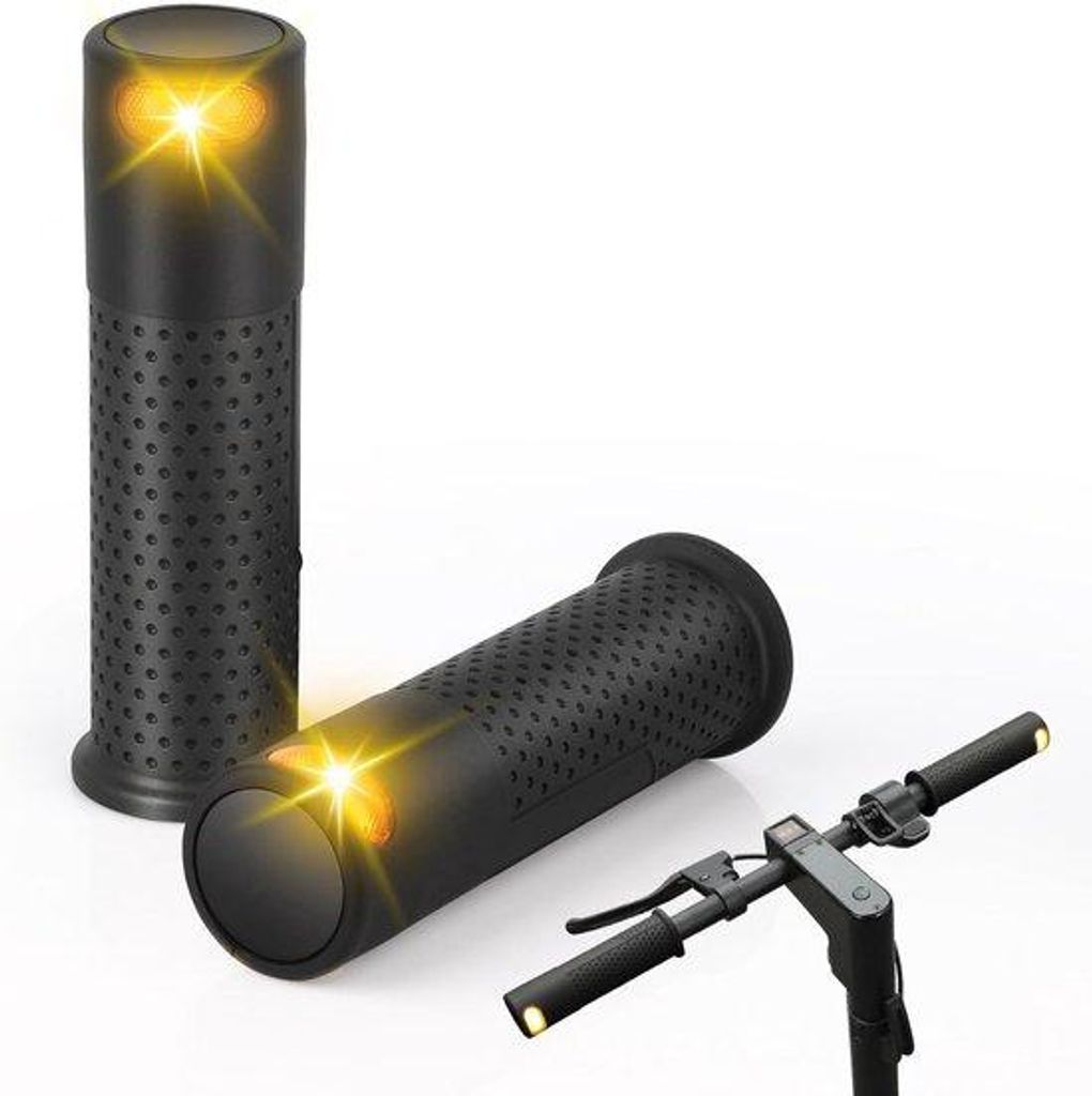 Scooter-Reflektoren mit Griff, Blinker, weichem Handlegriff Produktbild 
