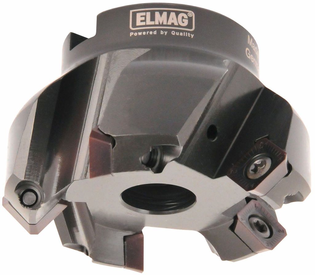 ELMAG Planfräser 45° DM 100mm 6-Schneiden, Aufnahme 32mm