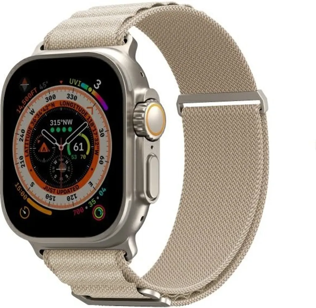 Skinarma Kobu Cinturino Apple Watch Ultra 49/45/44Mm Avorio/Ivory
