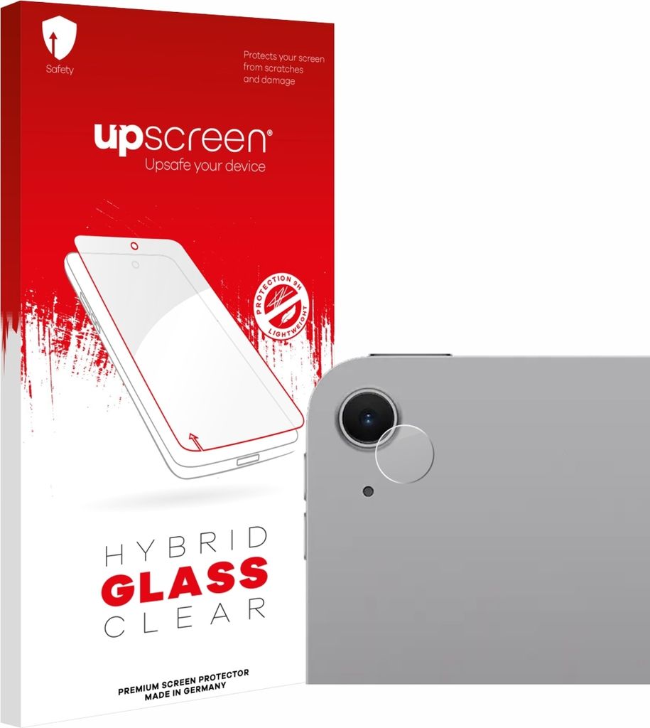 upscreen Schutzglas für Apple iPad Air 13" M3 2025 (NUR Kameraschutz) Schutzfolie Panzer Folie Glas Display Schutz klar