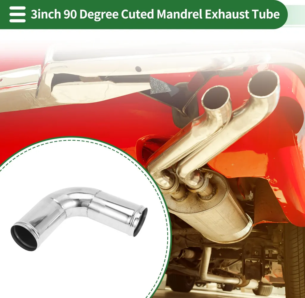 Coude d'Échappement Universel 90° en Inox T304 pour Voiture Modifiée