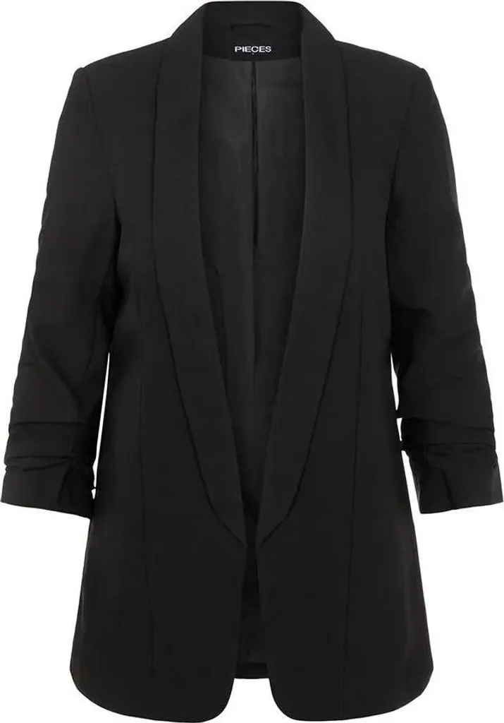 Blazer noir Regular Fit PCBOSS 17090996 : confort et élégance XS
