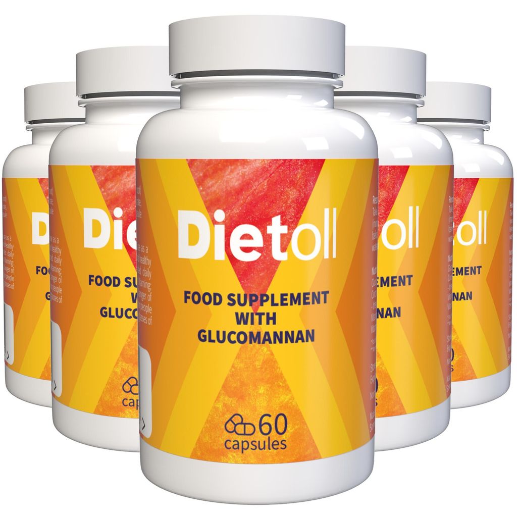 Dietoll - 300 Kapseln (5x 60 Kapseln), 5er Pack