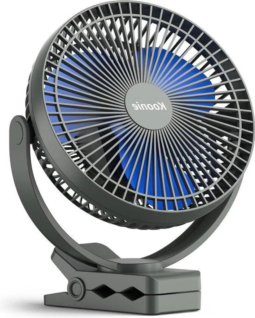 Ventilateur portable 8 pouces pour camping et bureau sans prise secteur