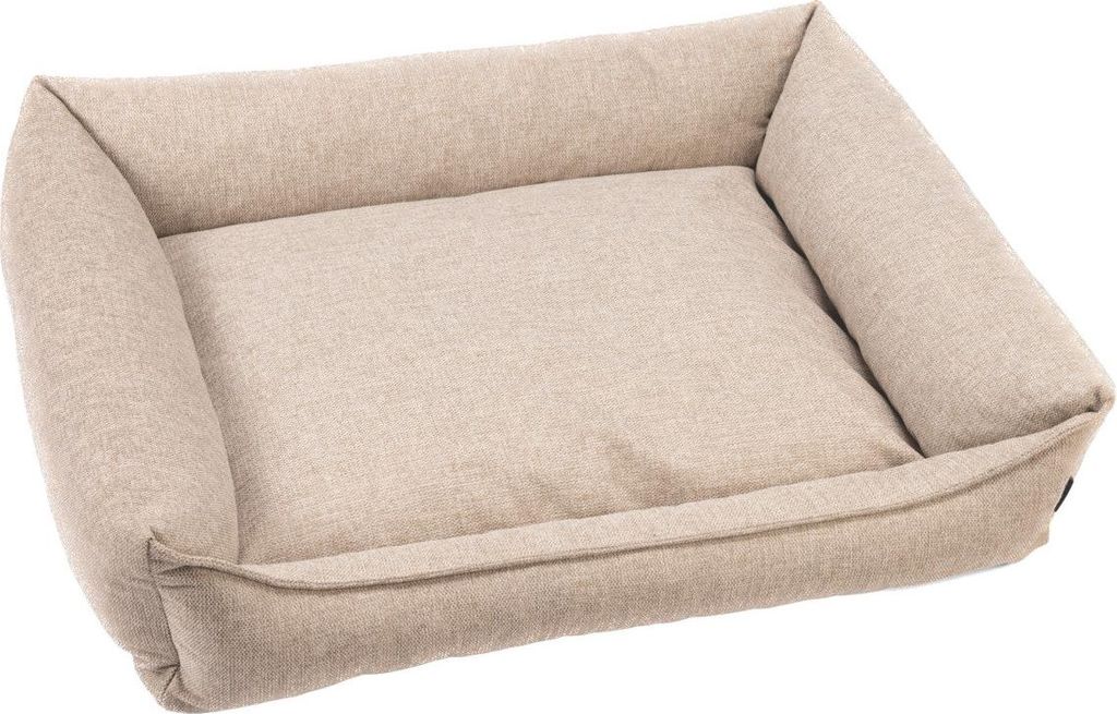 Hundebett beeztees Memory Foam Zia Beige 100 x 80 cm orthopädisches Bett zum entspannten liegen