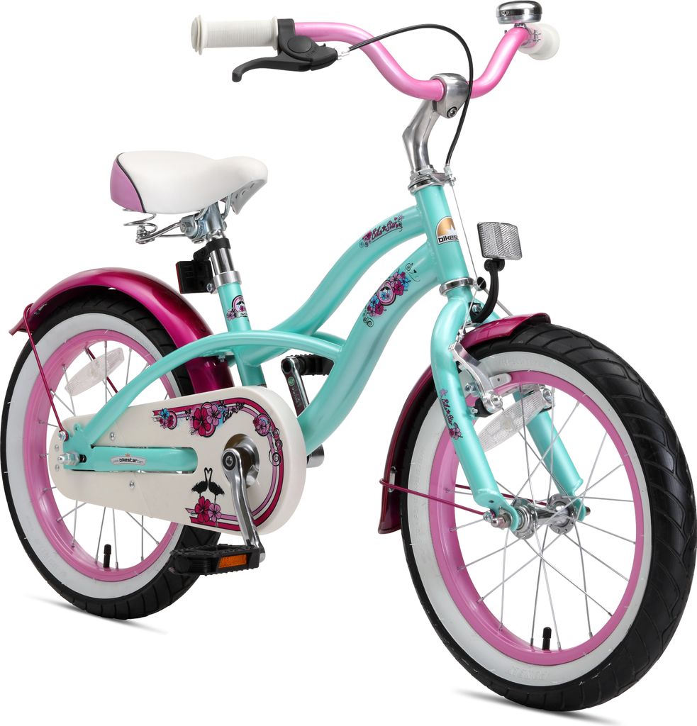 BIKESTAR Kinder Fahrrad ab 4 Jahre | 16 Zoll Cruiser Produktbild 