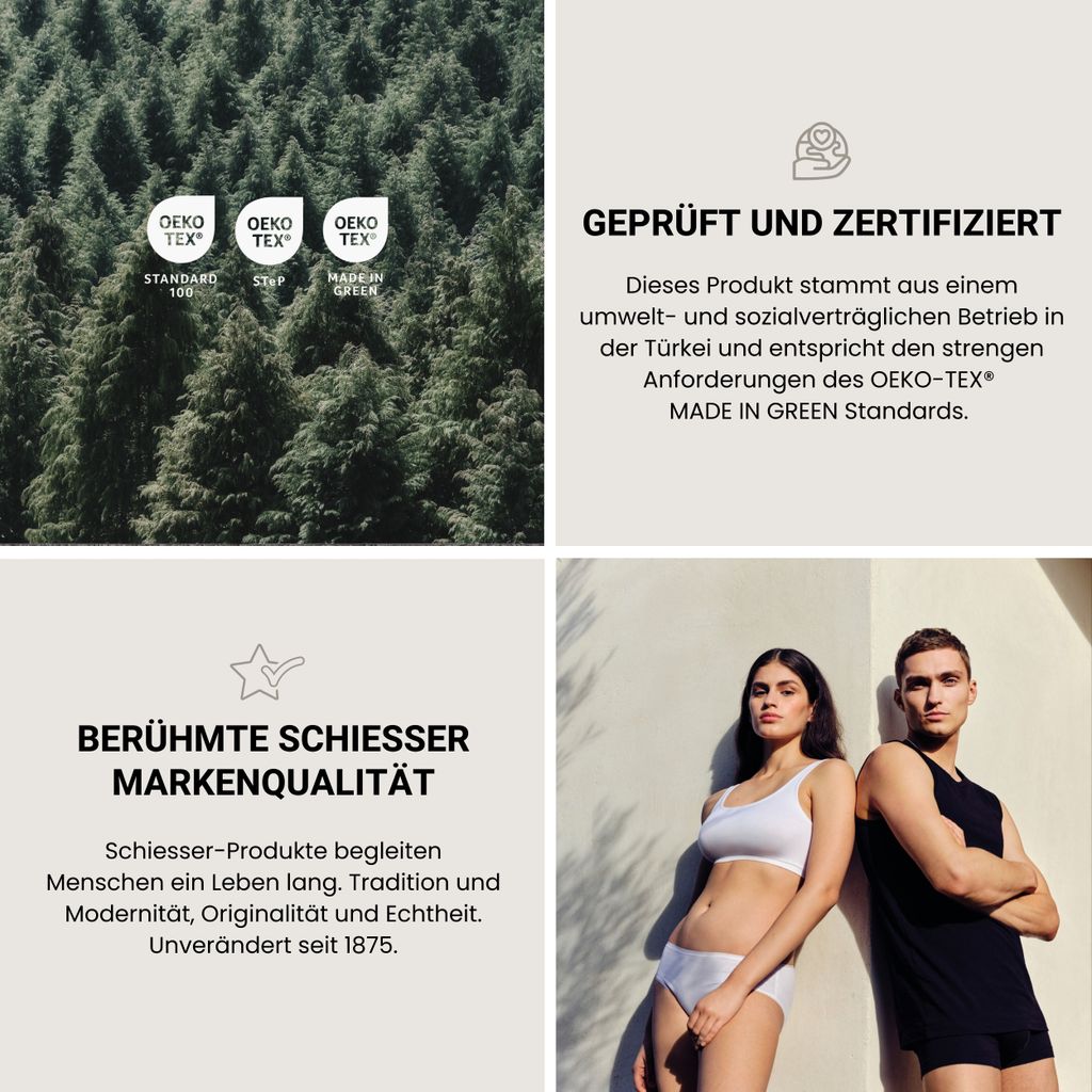 Schiesser Frottier Saunatuch Rom | 100% Baumwolle aus Produktbild 6