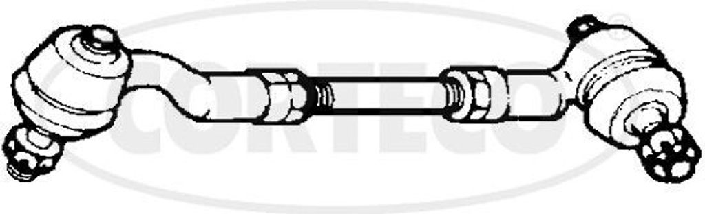 CORTECO 49396579 Spurstange Vorne Links für NISSAN BLUEBIRD (B610)